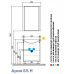 Комплект мебели Акватон Ария 65 Н белый