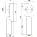 Сифон для писсуара AlcaPlast A45C вертикальный