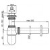 Сифон для раковины AlcaPlast A437