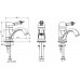 Смеситель Boheme Imperiale Presente 321 для раковины