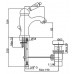 Смеситель Cezares Elite ELITE-LSM1-01-Bi для раковины