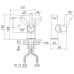 Смеситель D&K Ambrosius Rhein DA1342101 для раковины