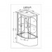 Душевая кабина Deto L620L с гидромассажем и электрикой