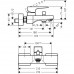 Смеситель Hansgrohe Metropol 32540000 для ванны с душем