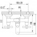 Смеситель LeMark STANDARD LM2102C для ванны с душем короткий излив