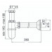 Сифон Nobili AV00103/2CR 1 1/4х32 для раковины