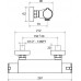 Настенный термостатический смеситель для душа без гарнитуры Ravak Termo TE 072.00/150 X070051