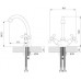 Смеситель Rossinka G02-62 для раковины