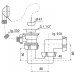 Сифон Wirquin 30718059 с выпуском и переливом 1 1/2х40 мм