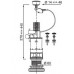 Сливной механизм Wirquin MD2 10717558 с одним режимом слива